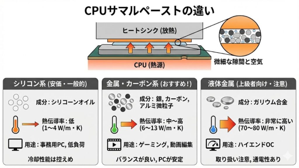 CPUグリスはなんでもいい？寿命やおすすめの塗り方を徹底解説