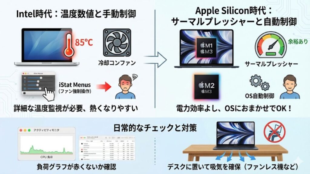Apple Silicon搭載Macでの熱管理の基本