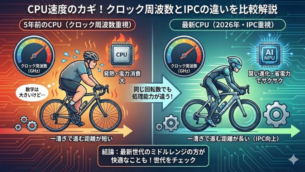 2026年のCPU速度の目安を左右する最新技術