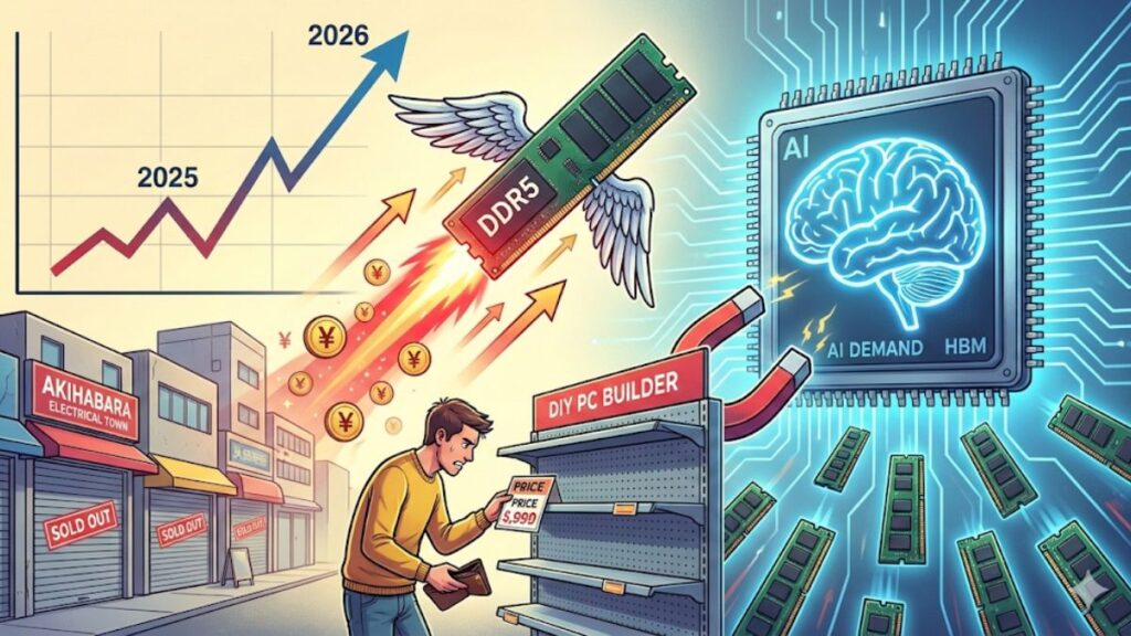 メモリ価格推移 2025年の高騰理由と2026年の最新予測