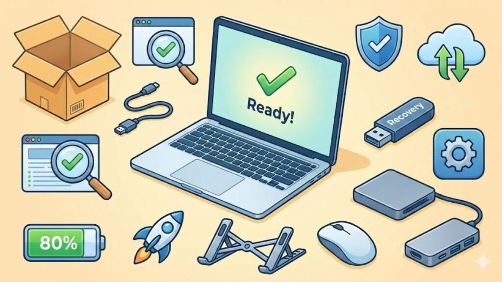 ノートパソコン買ったらやること！Windows設定と初期点検