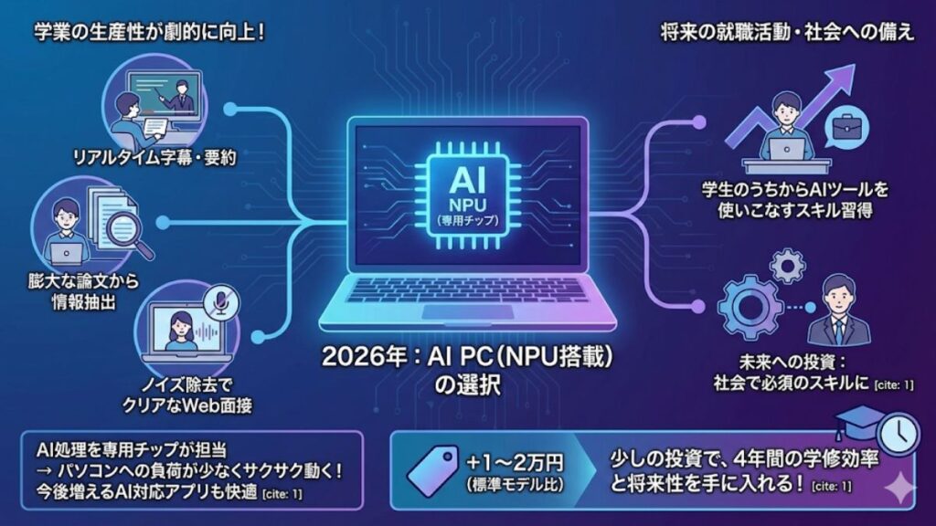 AI機能を搭載した次世代モデルの選択メリット