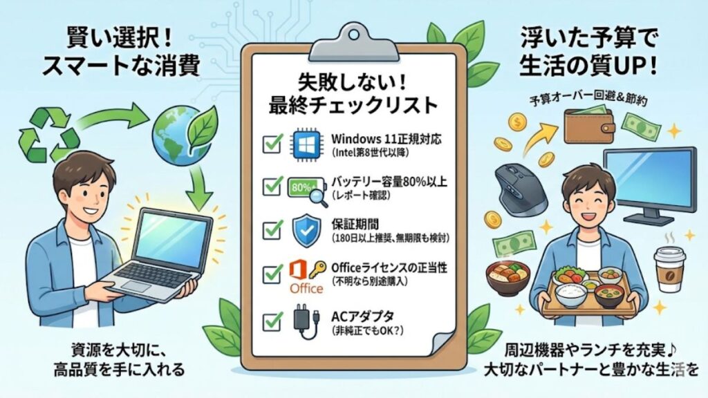 ノートパソコン整備済み品とは何かを理解して賢く選ぶ