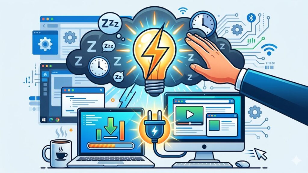 Windowsをスリープさせない！11・10設定と解決策の完全版