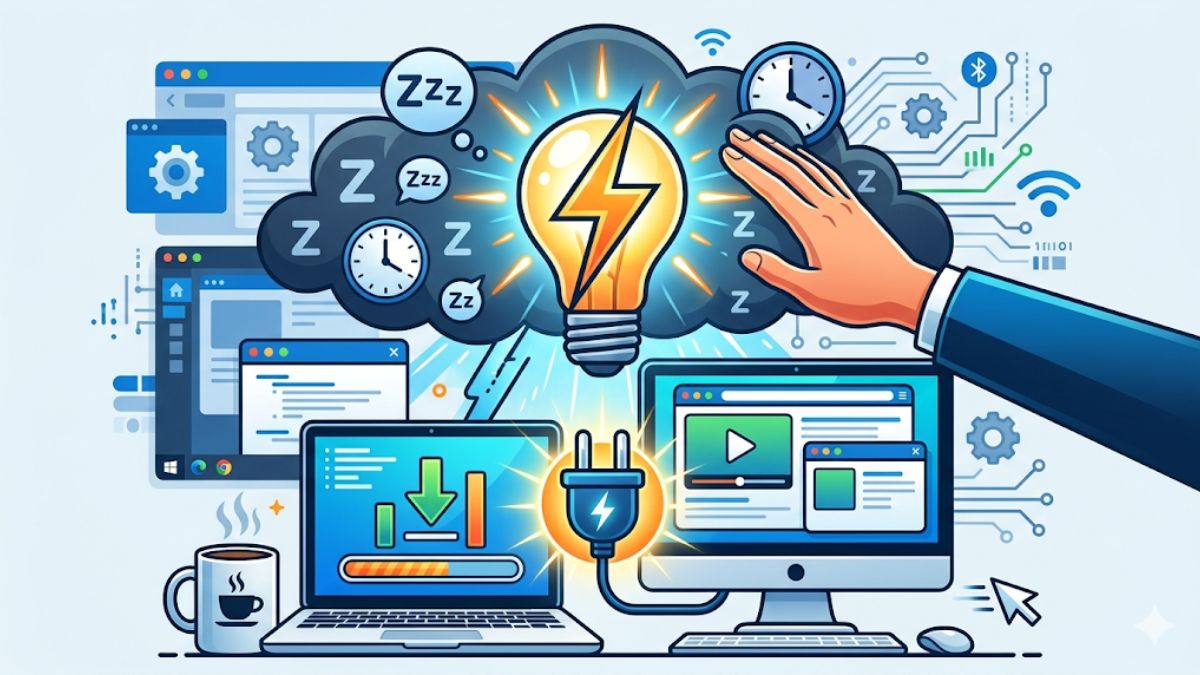 Windowsをスリープさせない！11・10設定と解決策の完全版