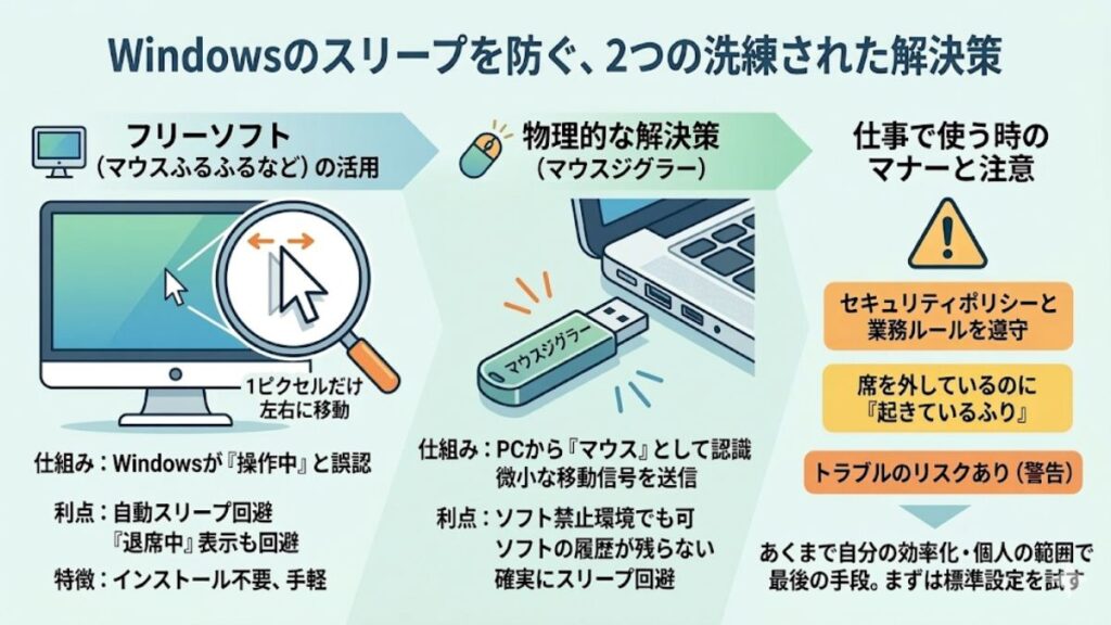 マウスふるふる等のフリーソフトを活用