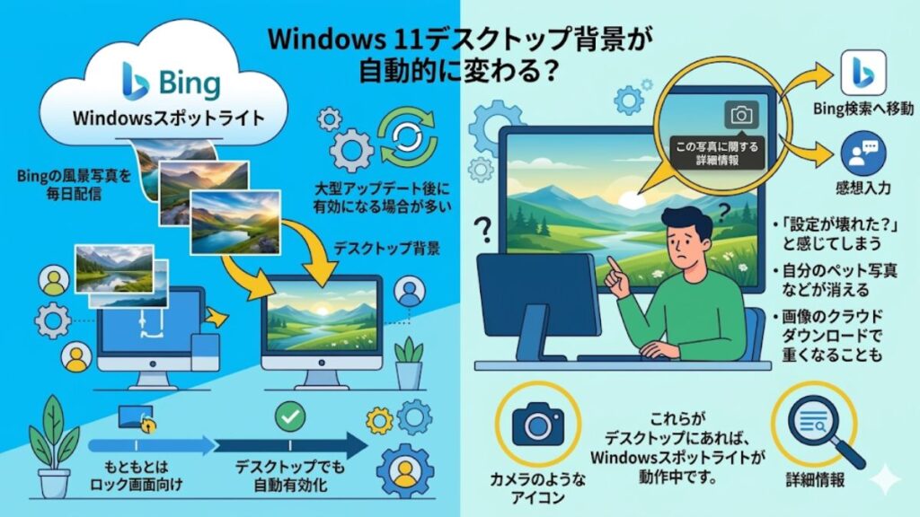 Windowsの背景が勝手に変わる原因と最新の対策