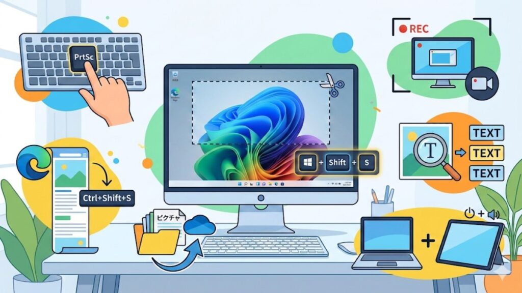 Windowsスクショのやり方決定版！ショートカットや保存先を解説