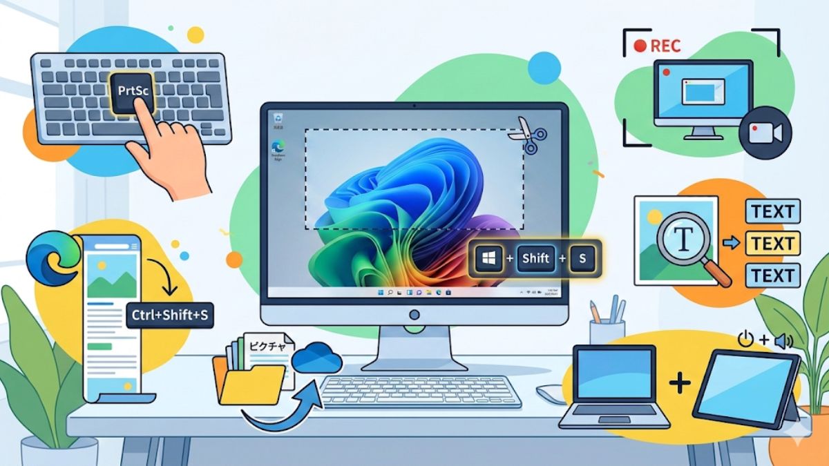Windowsスクショのやり方決定版！ショートカットや保存先を解説