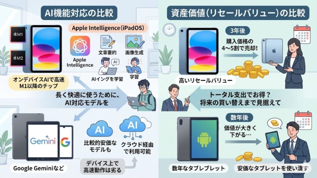最新のAI機能対応と資産価値の比較
