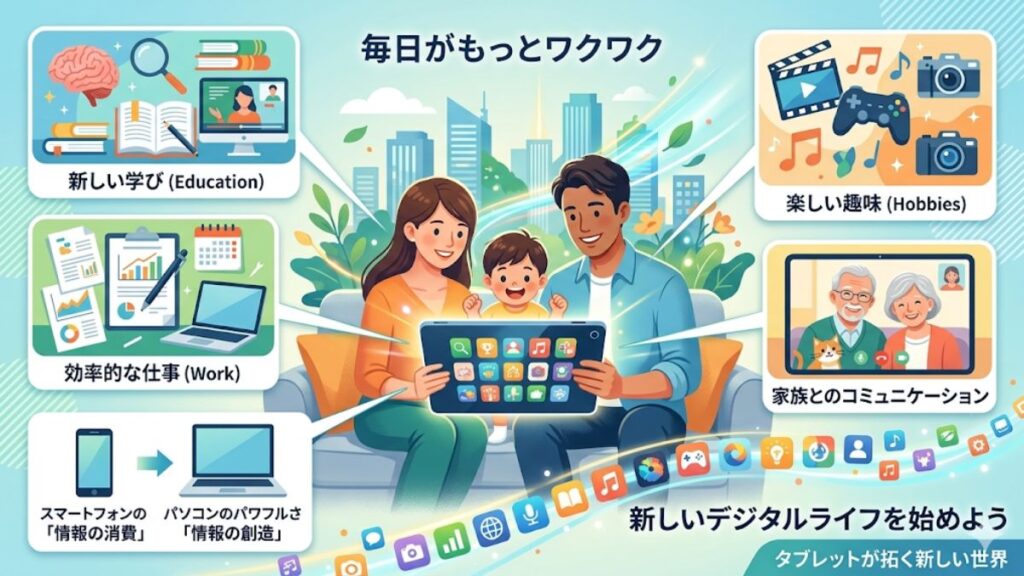 毎日を豊かにするタブレットでできることの総括
