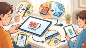 タブレットが充電停止中？原因と自分でできる直し方を徹底解説