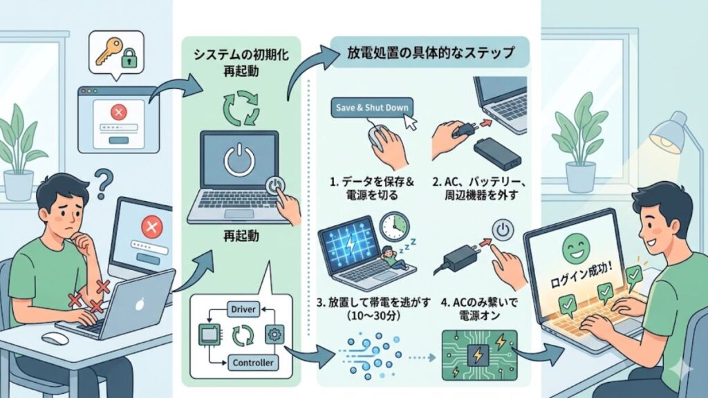 ノートパソコンのキーボードが反応しないロック解除術