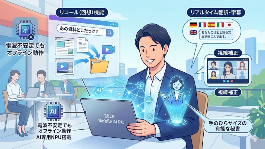 2026年のノートパソコンとモバイルパソコンの違い