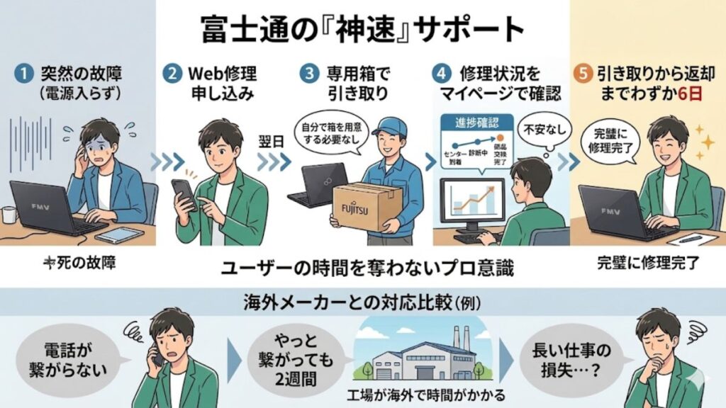 マザーボード故障時に感じた迅速な対応の質