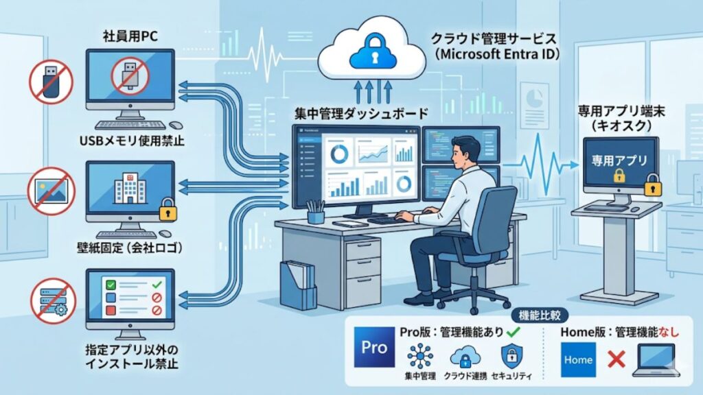 法人向けの管理機能とドメイン参加