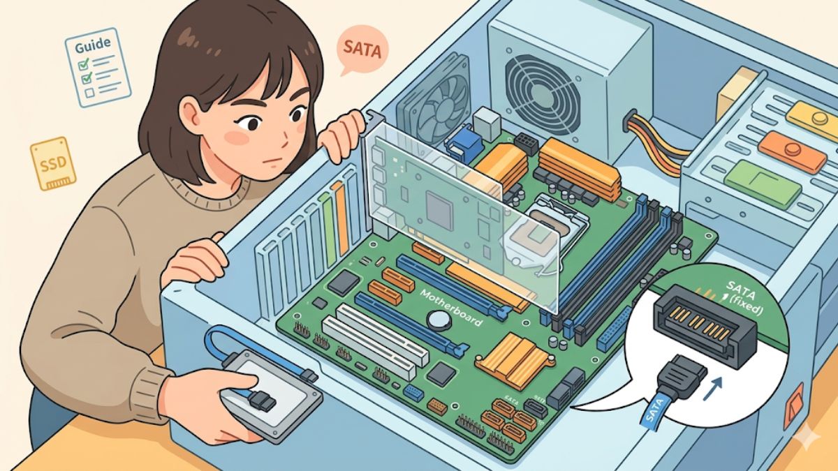 マザーボードのSATA端子はどこ？初心者でも迷わない接続ガイド