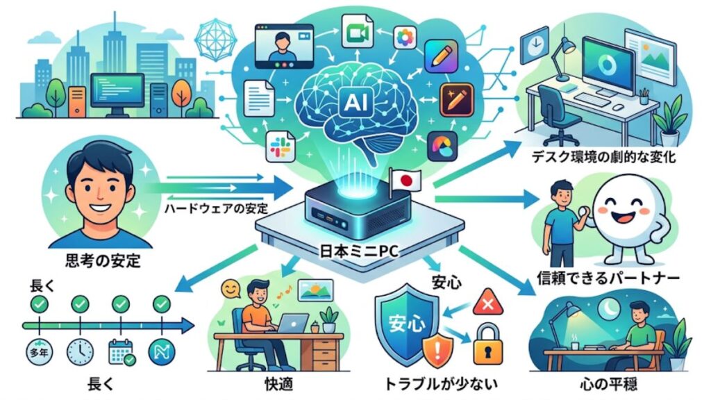 まとめ：ミニPCのおすすめを日本製で選ぶ重要性