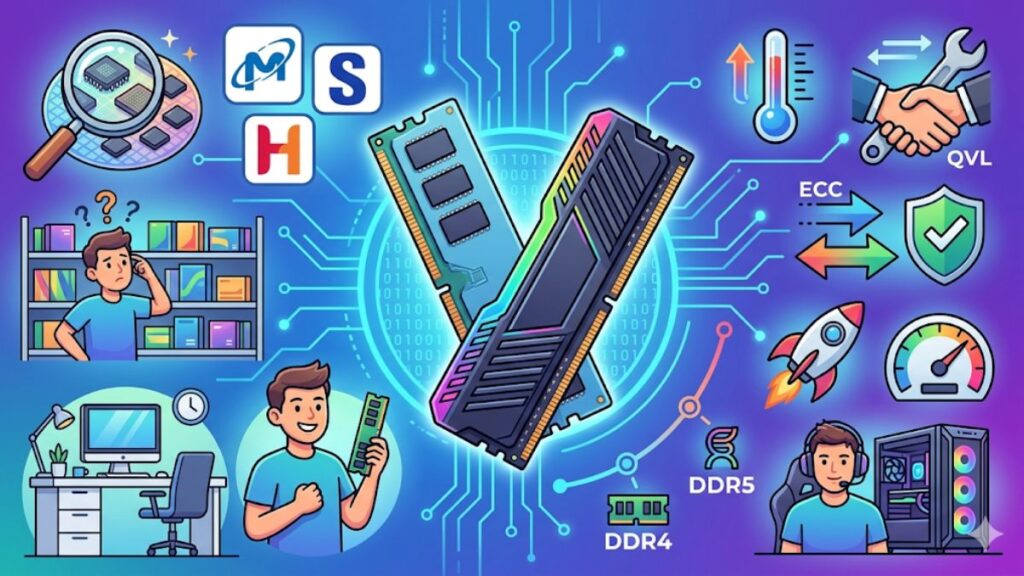 メモリのメーカーによる信頼性の違いとは？失敗しない選び方を徹底解説